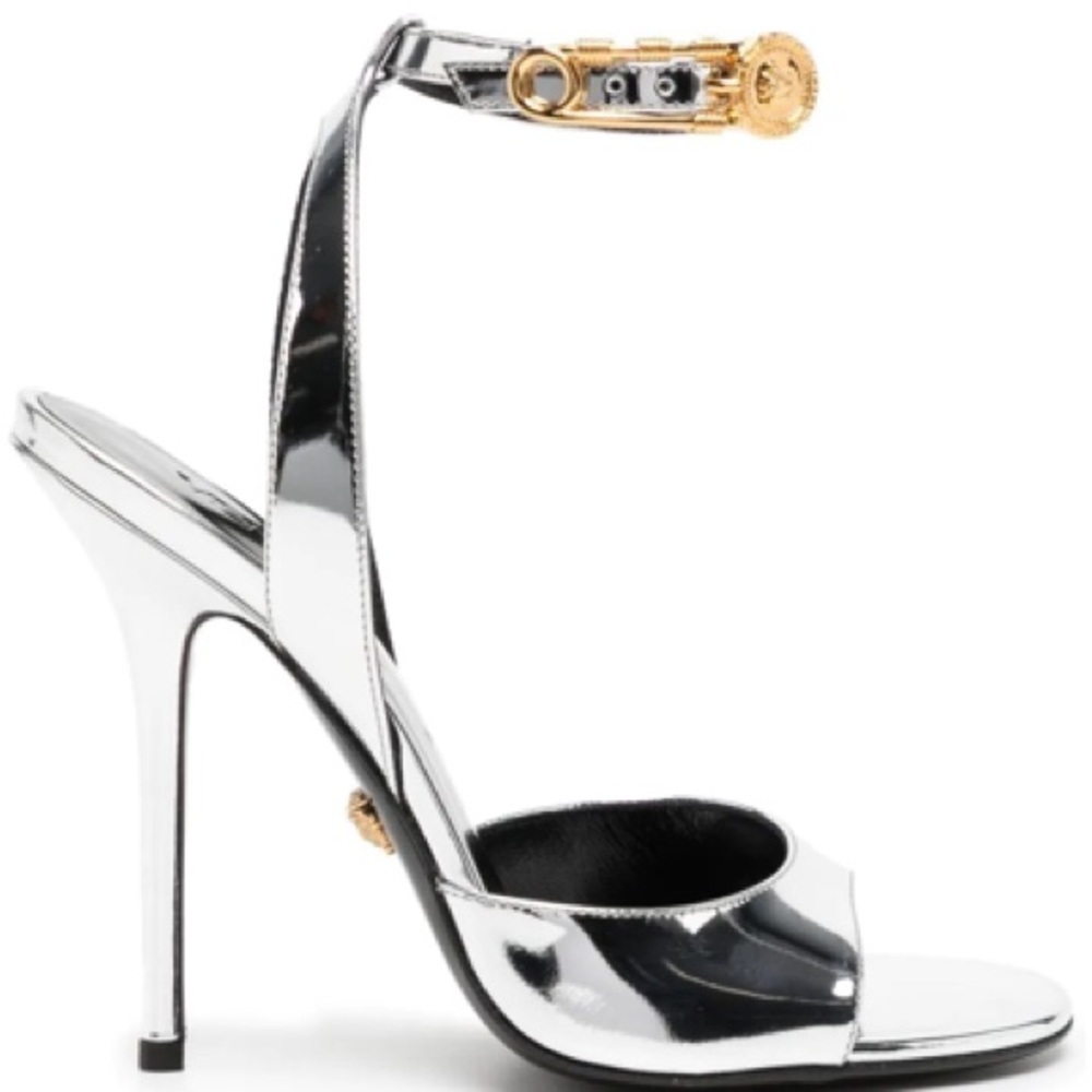 Versace safety pin heels